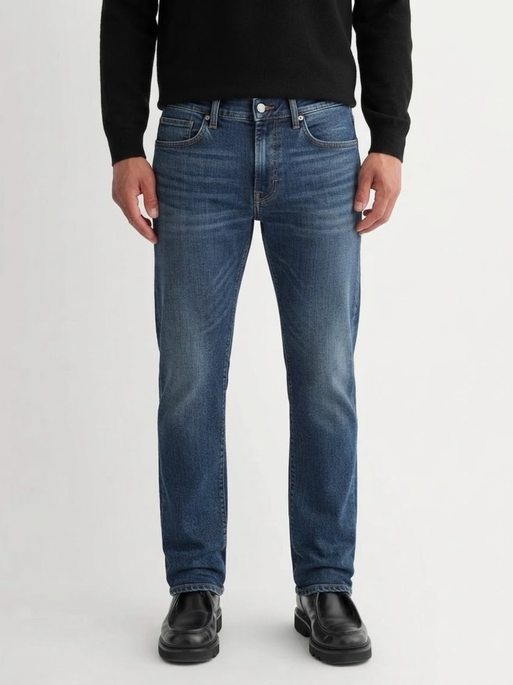 Everlane Straight Leg Stretch Jean Blue Size 30x30